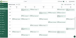 ServiceReach Dashboard in the calendar tab