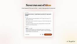 Research powered Ideas