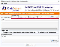 Browse MBOX file