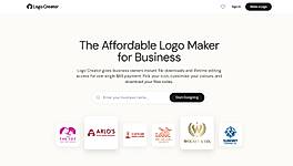 Affordable Logo Maker home page