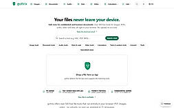 gottrix homepage - 500+ browser-based file tools, zero uploads