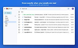 Blue ticks in the Gmail Sent list