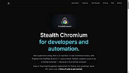 Stealth Chromium for Developers and Automation