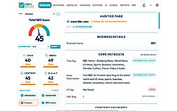 Check Page SEO Dashboard