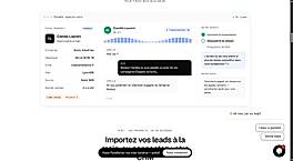 Live call: prospect record, AI transcription and call script