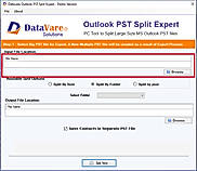 Browse PST files