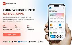 Convert your website into an app.