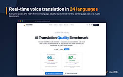 Real-time voice translation in 24 languages
