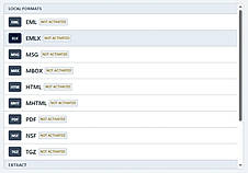 select emlx file