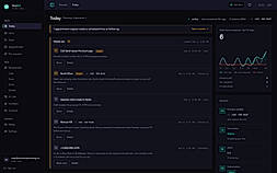 Business calls dashboard — demonstration data
