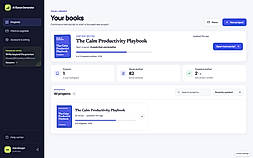 Guided book workspace dashboard
