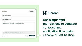 No code test generation with self healing capabilities