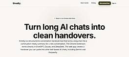 thredly — structured AI conversation handovers