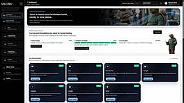 Ostina dashboard and module selector