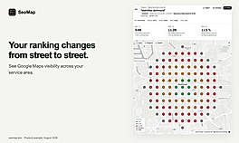 Geo-grid ranking heatmap