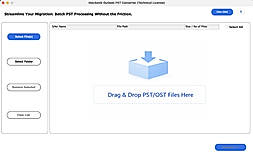 Download and launch the MacSonik PST Converter Tool for Mac