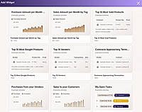 Widget selector