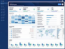Lynka CRM sales dashboard