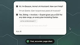 Answers from your docs, with the source linked