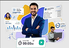 Staff Time Tracker Hero section Image