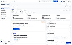 SignalEDI workspace dashboard