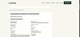 Public carrier lookup with source information