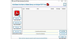 Download the Aryson Bates Numbering Program on your system. Install and run it as administrator.