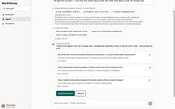 Spec gate — judgment calls confirmed before the assessment builds