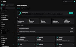 Dashboard: emails sent, replies and calls today
