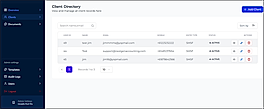 Document management dashboard