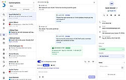 Google LSA inbox demo — fictional contact details