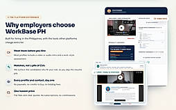 Profiles can include a video or audio intro and a work-style assessment.