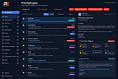 PriorityEngine Business Email Intelligence Dashboard