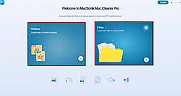 Launch the ‘MacSonik Mac Cleaner Utility’ and choose ‘Photos/Files