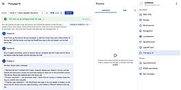 The AI assistant applies changes described in plain language