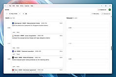 Timeline view