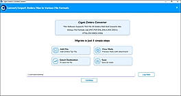 Install and run the Cigati Zimbra Converter Tool.