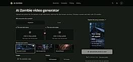AI Zombie homepage