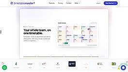 TimetableMaster allows schedulers, department heads, and administrators to collaborate on a shared timetable. It tracks changes automatically and identifies scheduling conflicts in real time.