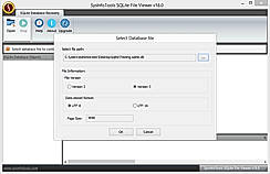 Launch SQLite File Viewer as an administrator on your PC.