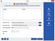 Step 1: Download and Launch the MSG Viewer Software on your PC.