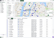 RouteIQ dispatch board — demo data