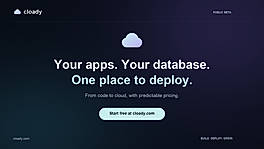 Cloady app and database workspace