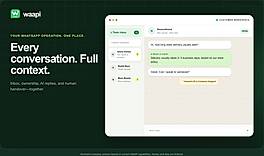 Shared WhatsApp inbox — official illustrative preview