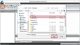 Step 1: Launch the Backup Exec BKF Recovery Tool and click on the Open button to add BKF File.