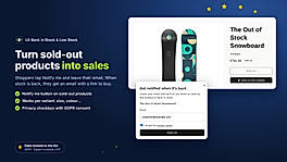 Instant low stock alerts for every variant, free and with no variant limit
