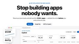 Explore: revenue and download estimates for 3.6M+ apps