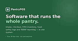 PantryPOS: intake, checkout, FIFO inventory, food-safety logs and TEFAP reporting in one system
