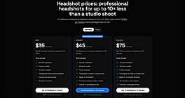 Professional Headshots Pricing