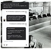 no code ai conversation for banking